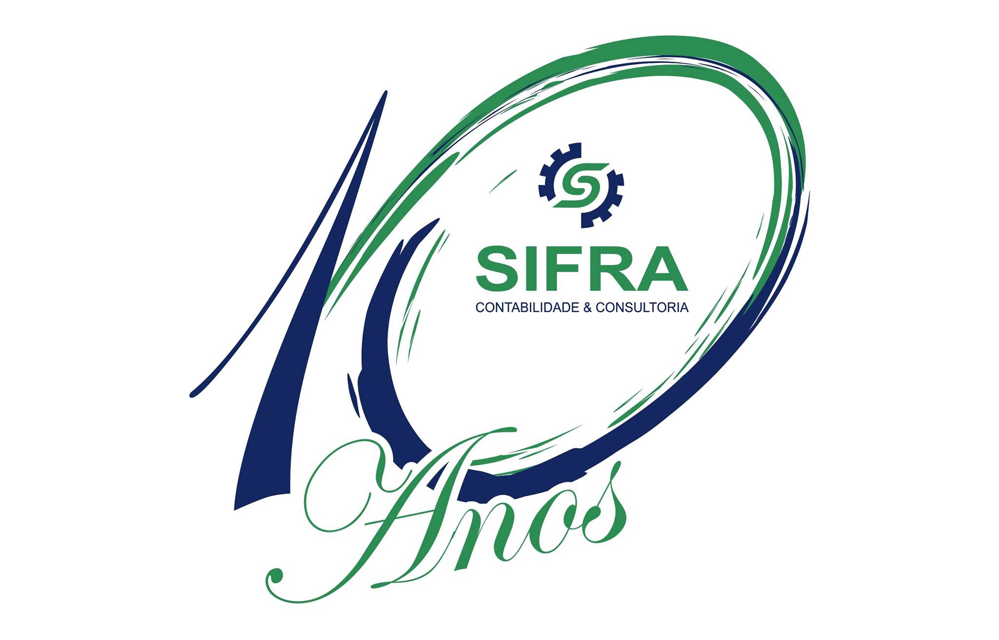 Logo comemorativa de 10 anos da SIFRA